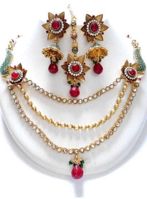 Polki Necklace Set